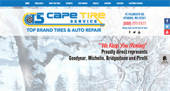 Desktop Screenshot of capetire.com